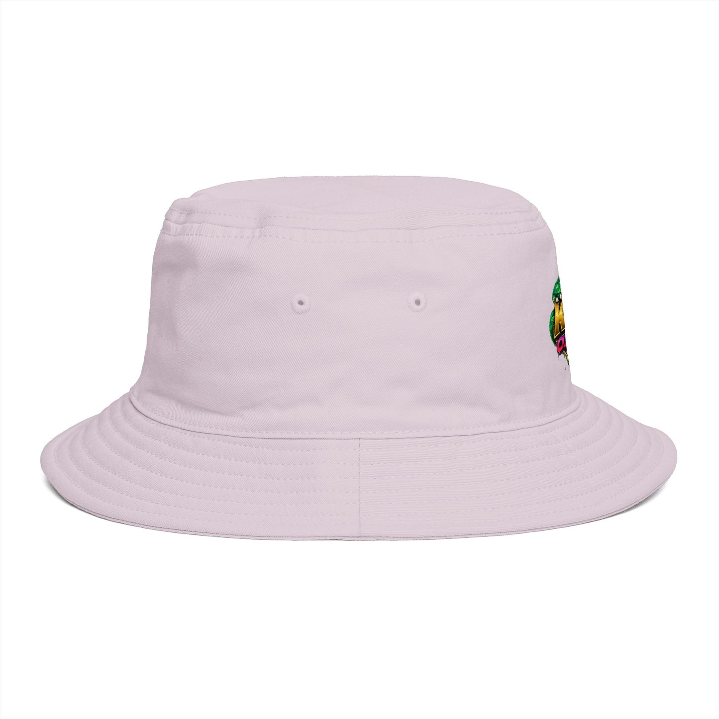 King Cobra Bucket Hat — Retro Snake Crown Graphic