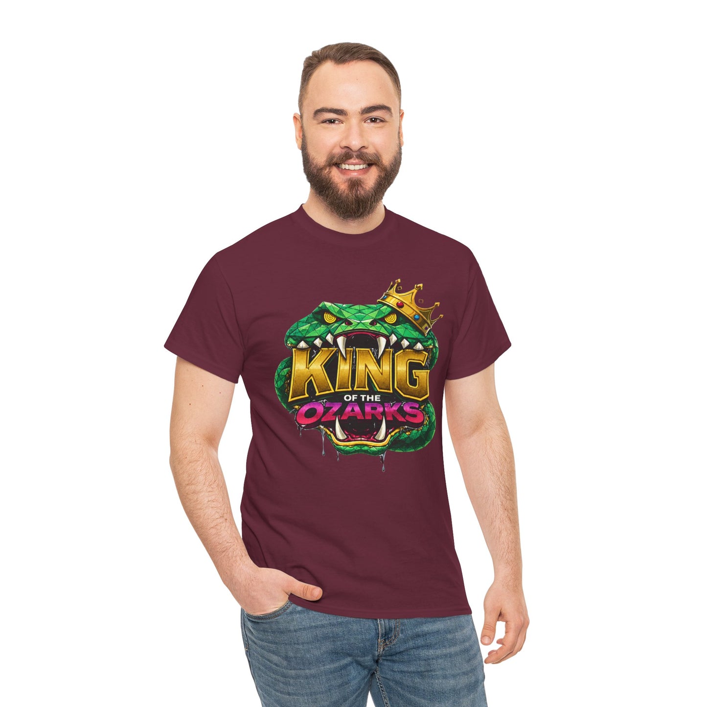 KING OF THE OZARKS Logo T-Shirt — Snake Crown Graphic Tee