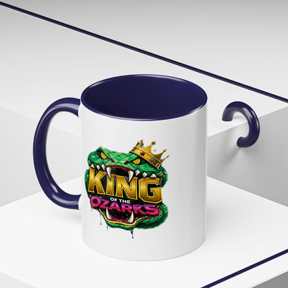 King of the Ozarks Coffee Mug — Crowned Snake Accent Mug (11/15oz)