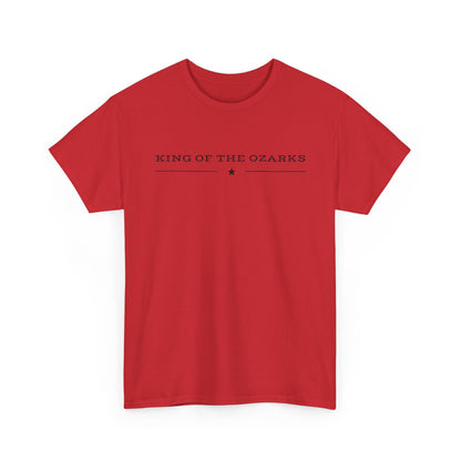 King of the Ozarks T-Shirt — Minimal Vintage Typography White Tee