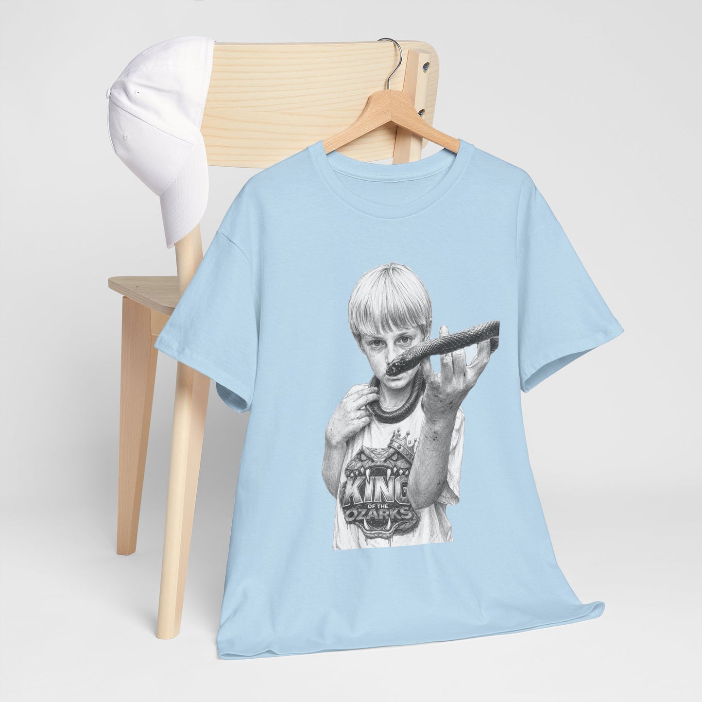 Graphic T‑Shirt — THE KING OF THE OZARKS feat. COACHWHIP Illustration Tee
