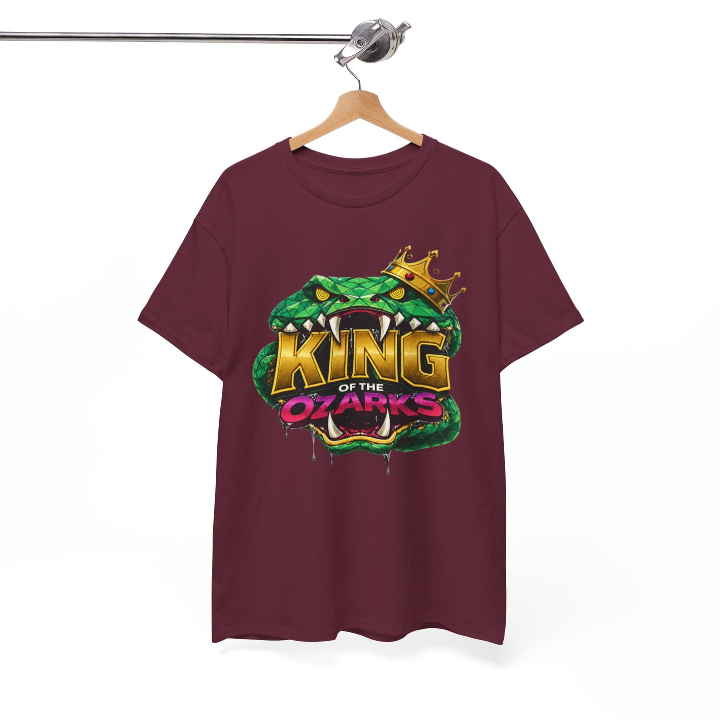 KING OF THE OZARKS Logo T-Shirt — Snake Crown Graphic Tee