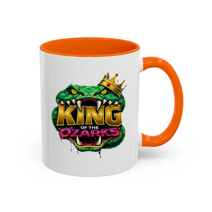 King of the Ozarks Coffee Mug — Crowned Snake Accent Mug (11/15oz)