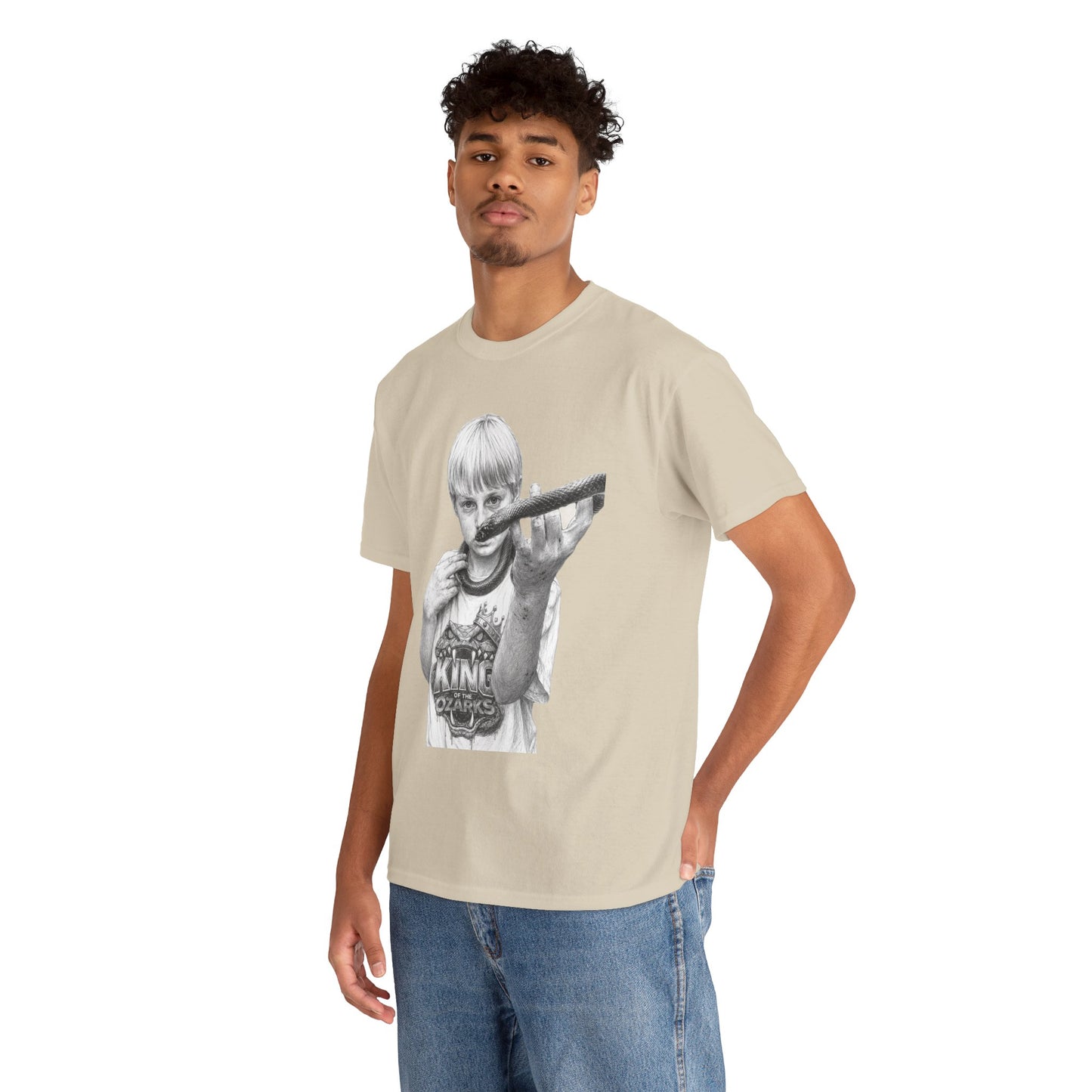 Graphic T‑Shirt — THE KING OF THE OZARKS feat. COACHWHIP Illustration Tee
