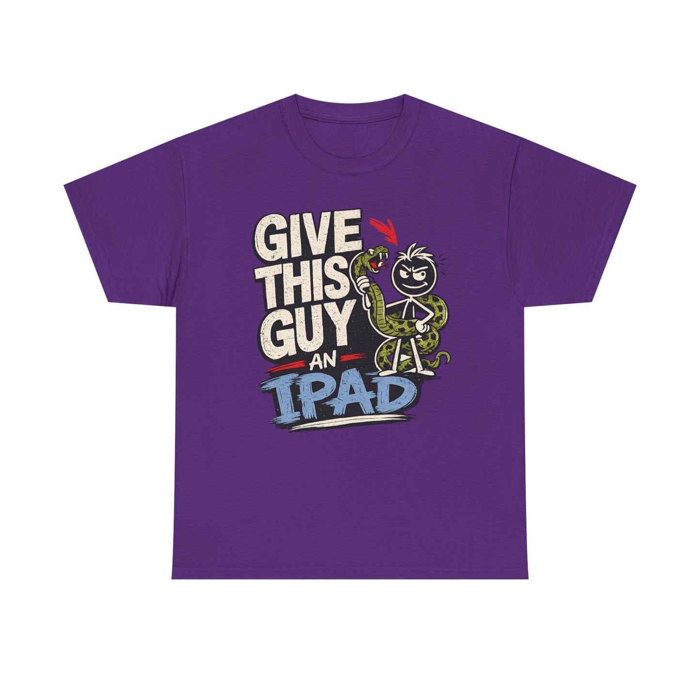 Give This Guy An iPad T-Shirt — Funny Gamer/Tech Graphic Tee