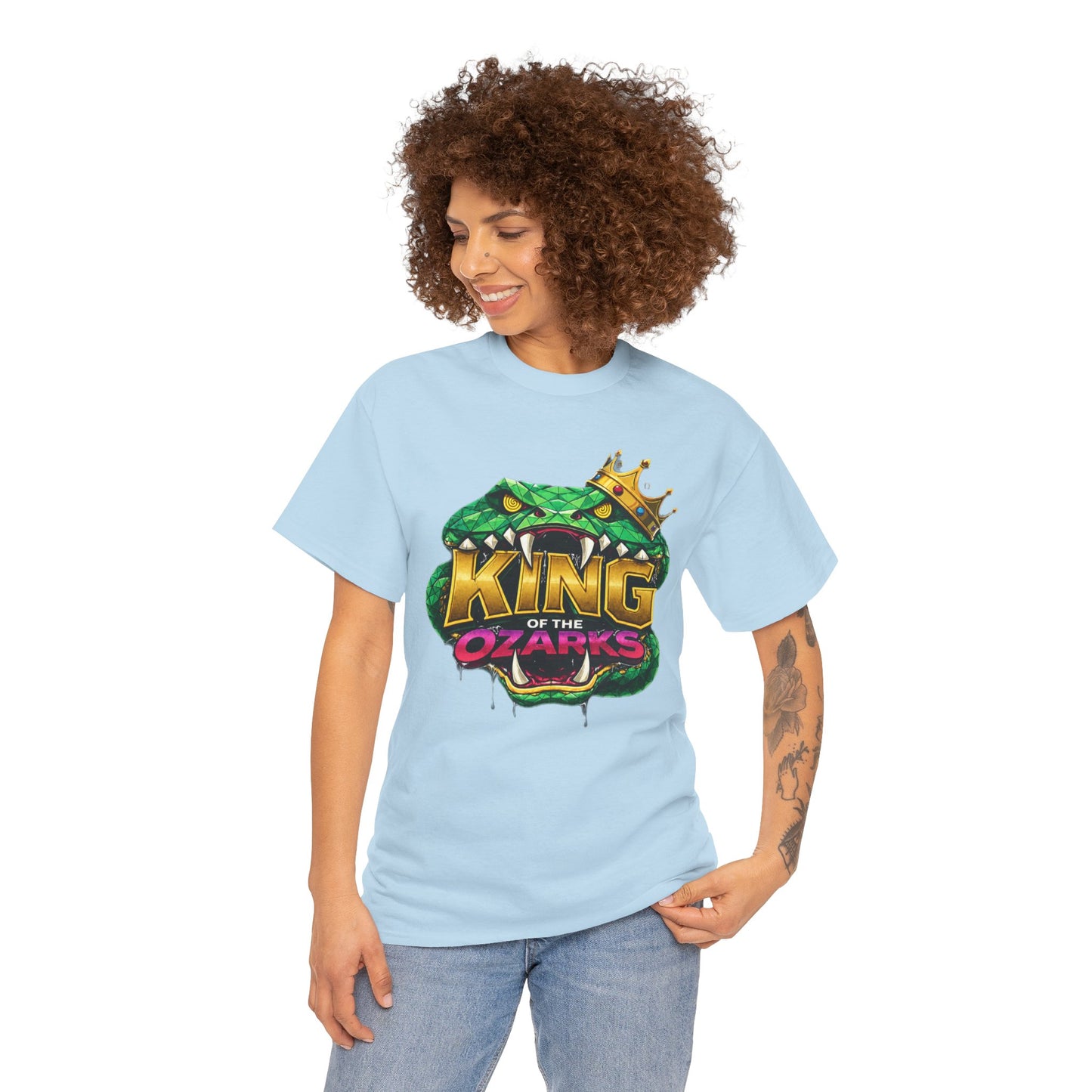KING OF THE OZARKS Logo T-Shirt — Snake Crown Graphic Tee