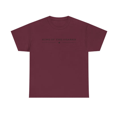 King of the Ozarks T-Shirt — Minimal Vintage Typography White Tee
