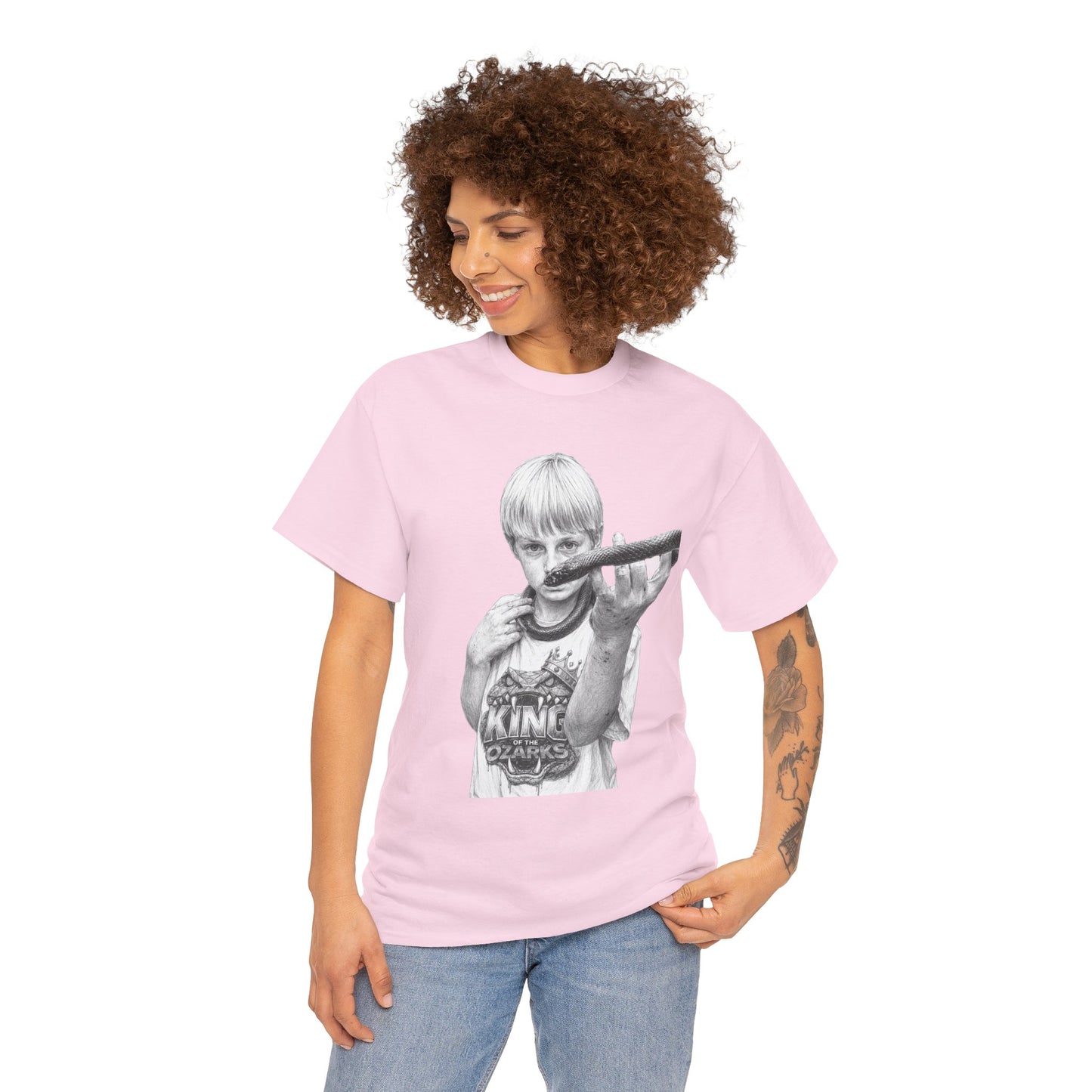 Graphic T‑Shirt — THE KING OF THE OZARKS feat. COACHWHIP Illustration Tee