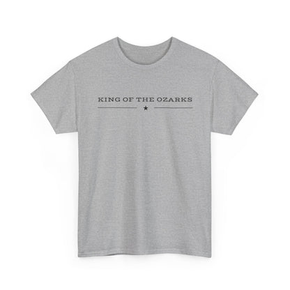 King of the Ozarks T-Shirt — Minimal Vintage Typography White Tee