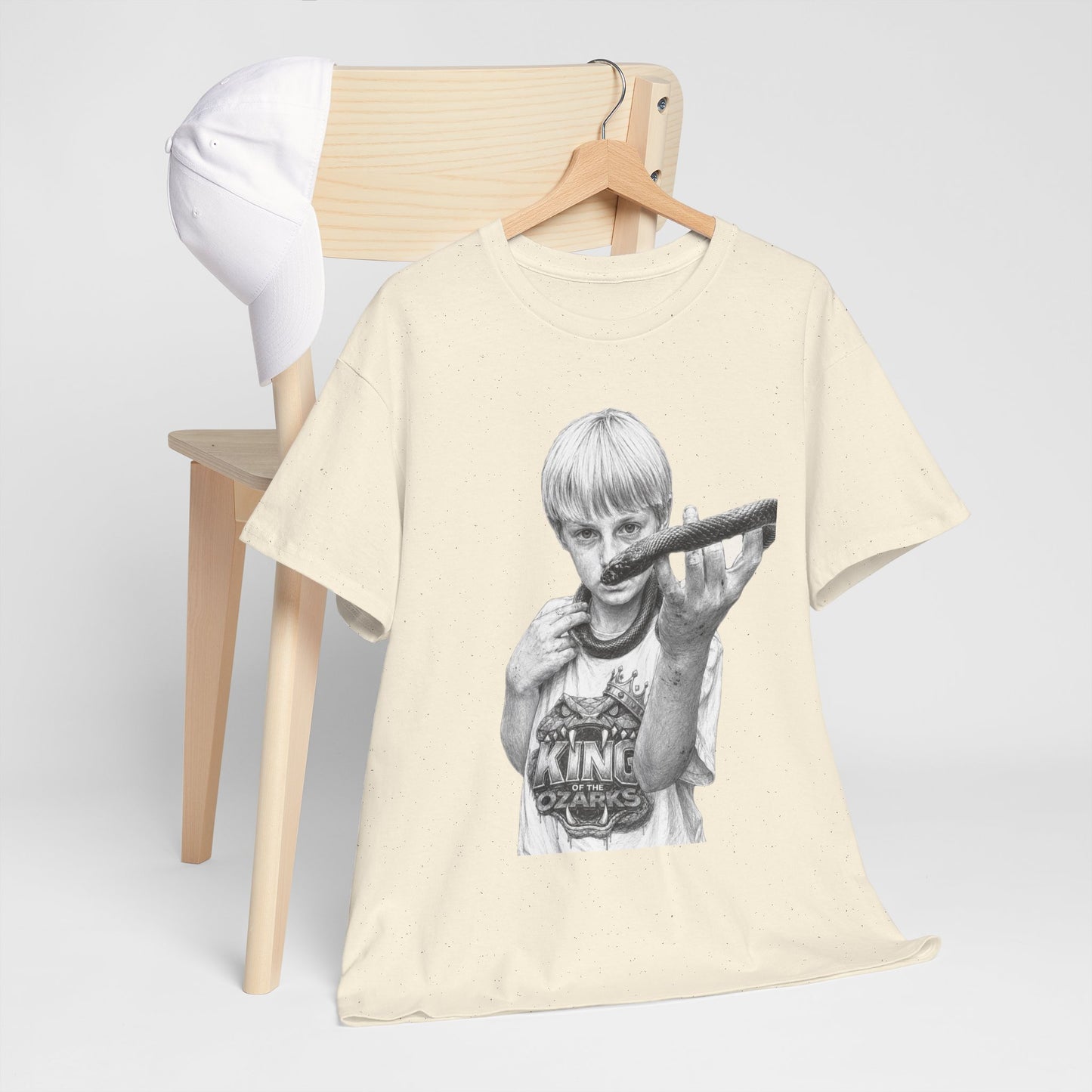 Graphic T‑Shirt — THE KING OF THE OZARKS feat. COACHWHIP Illustration Tee
