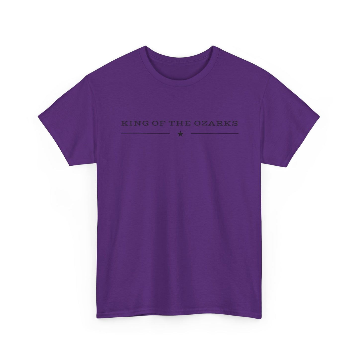 King of the Ozarks T-Shirt — Minimal Vintage Typography White Tee