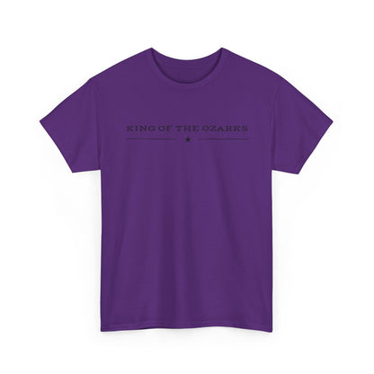 King of the Ozarks T-Shirt — Minimal Vintage Typography White Tee