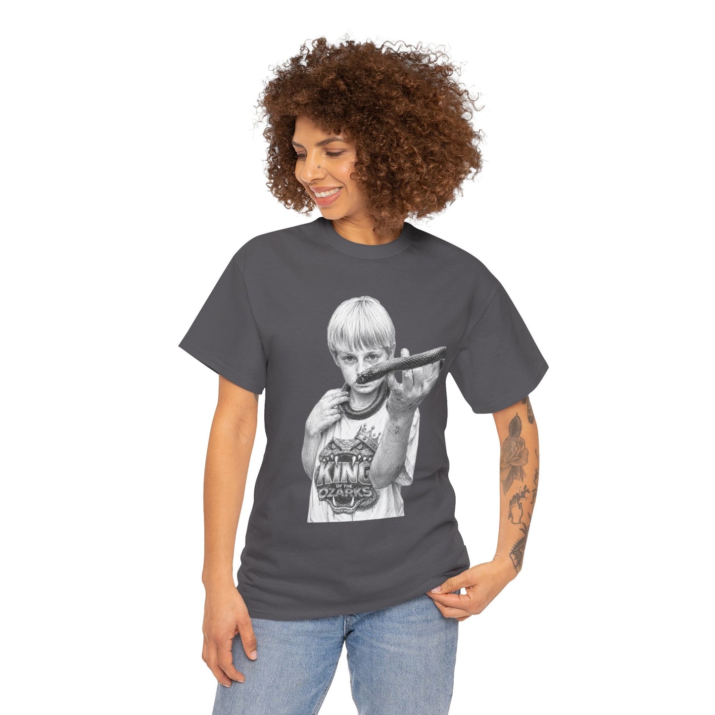 Graphic T‑Shirt — THE KING OF THE OZARKS feat. COACHWHIP Illustration Tee