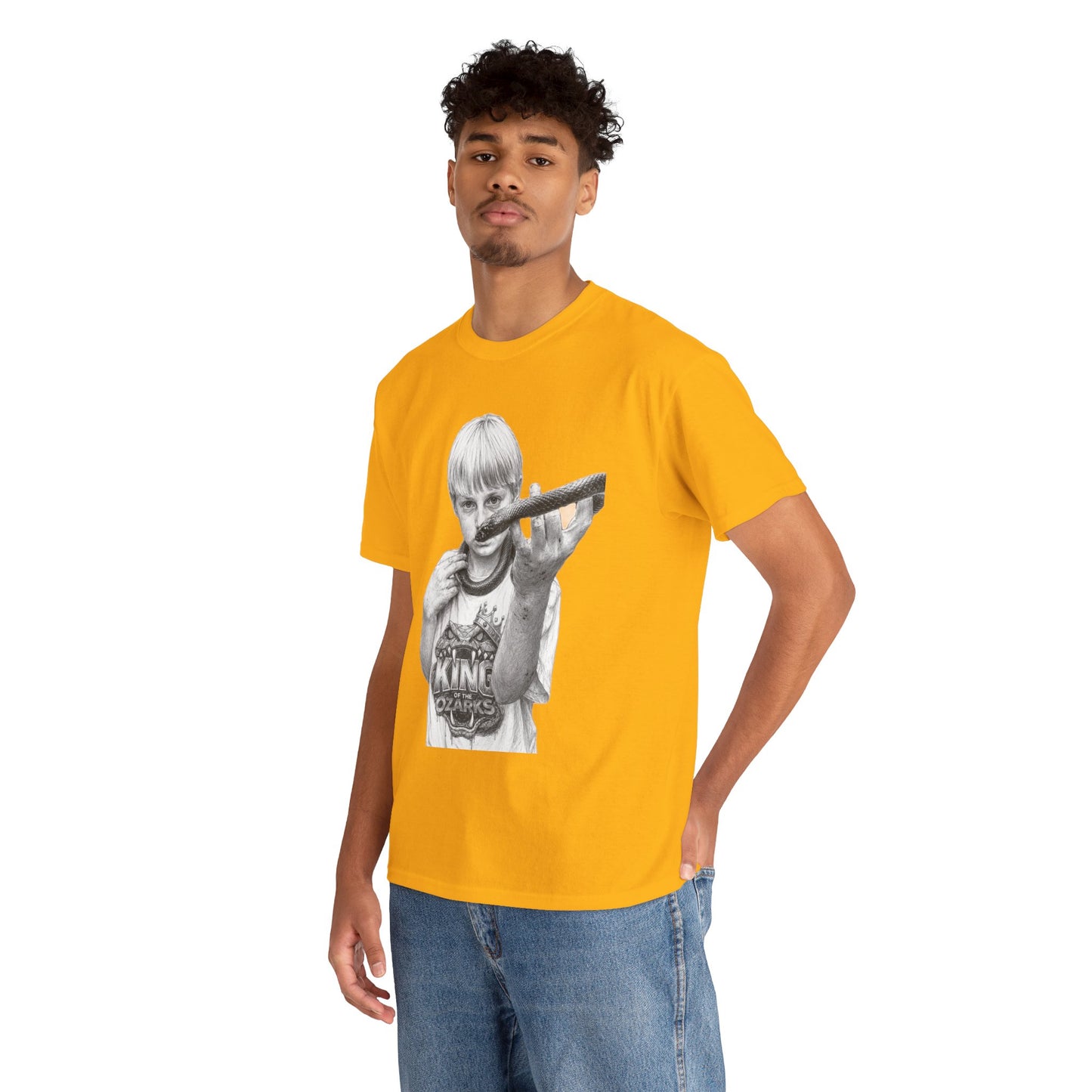 Graphic T‑Shirt — THE KING OF THE OZARKS feat. COACHWHIP Illustration Tee