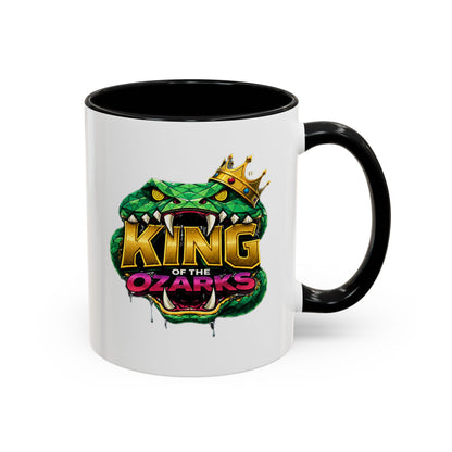 King of the Ozarks Coffee Mug — Crowned Snake Accent Mug (11/15oz)