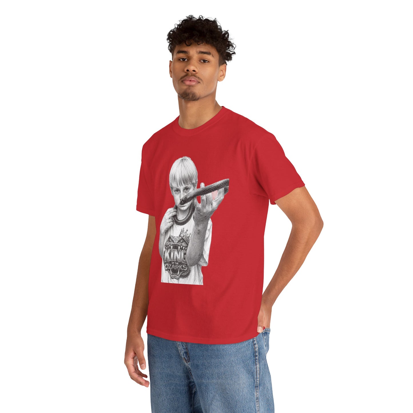 Graphic T‑Shirt — THE KING OF THE OZARKS feat. COACHWHIP Illustration Tee