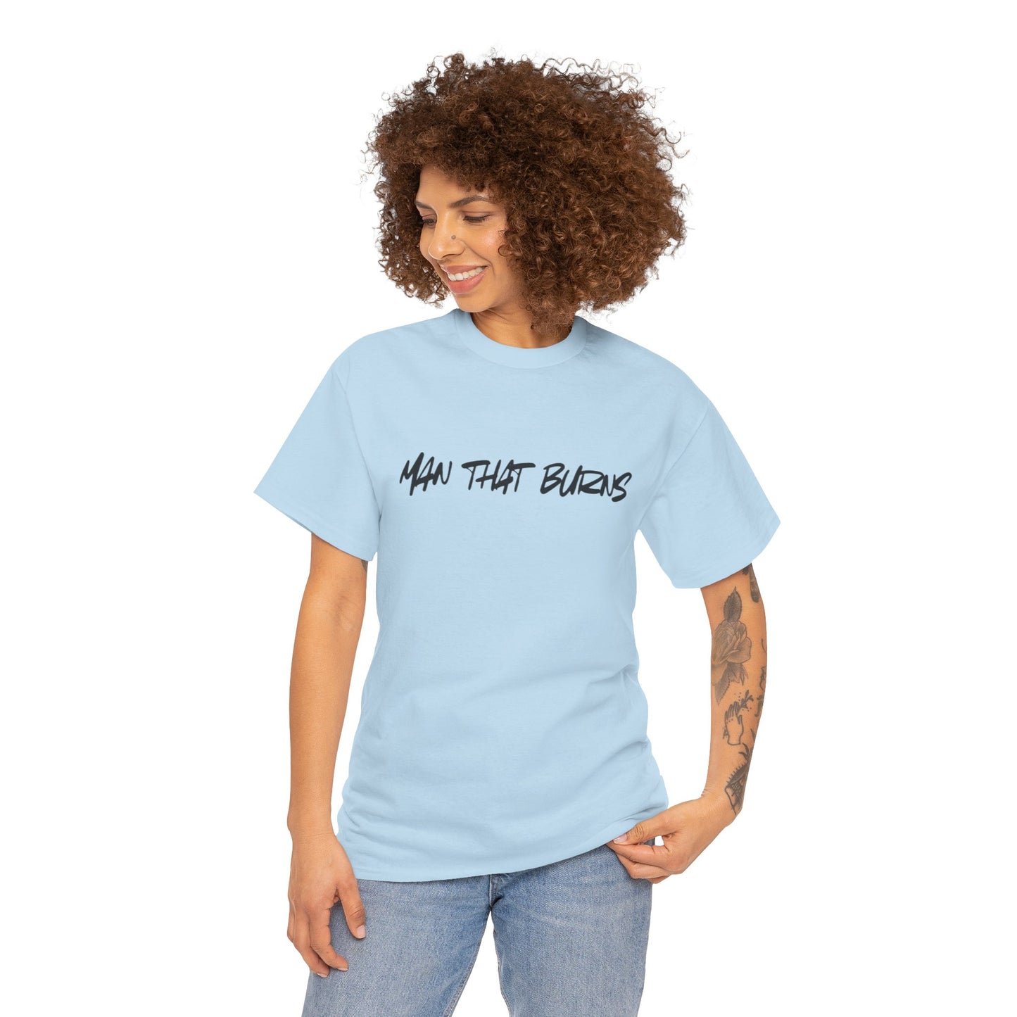 MAN THAT BURNS T-Shirt Missouri Edition– "Man That Burns" Graphic Tee (King of the Ozarks)