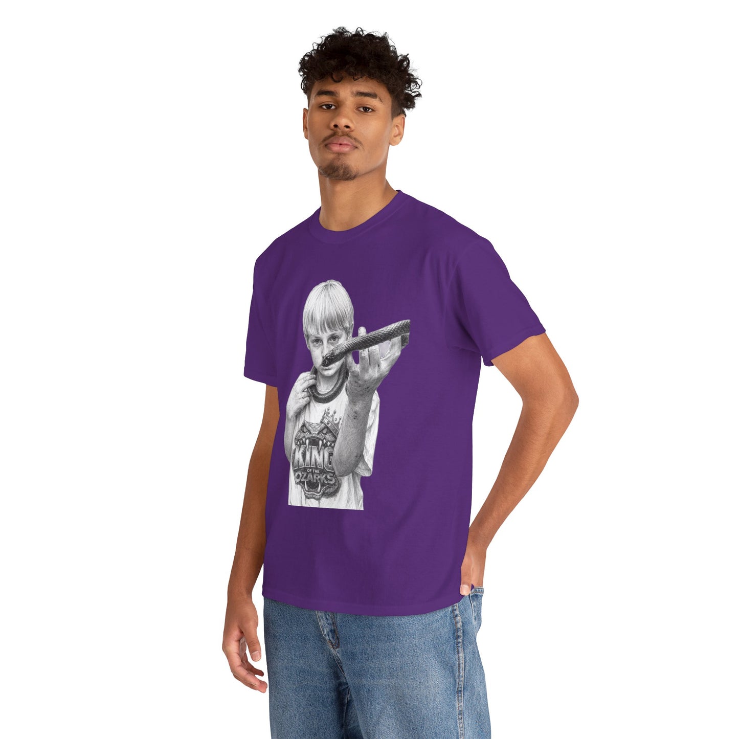 Graphic T‑Shirt — THE KING OF THE OZARKS feat. COACHWHIP Illustration Tee