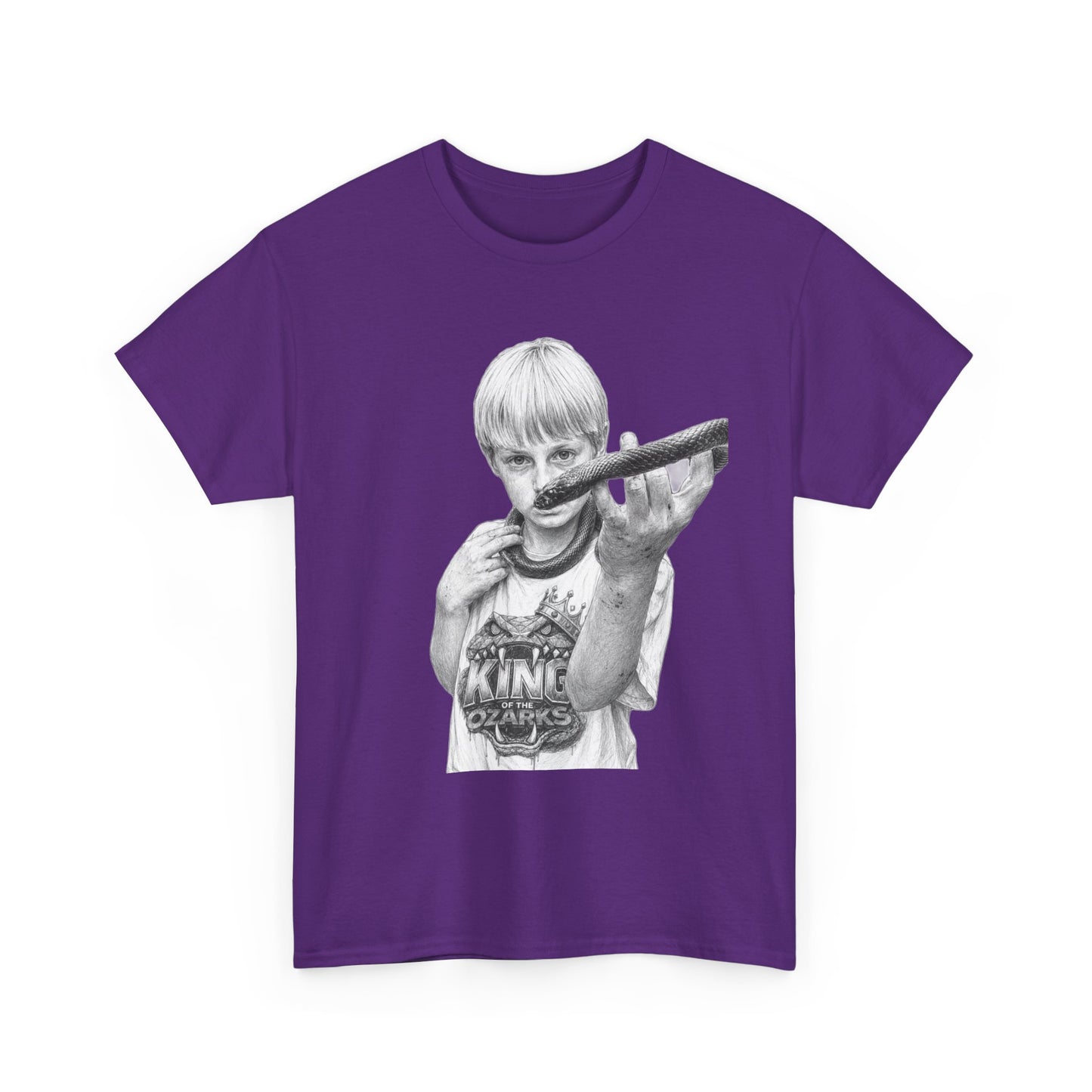 Graphic T‑Shirt — THE KING OF THE OZARKS feat. COACHWHIP Illustration Tee