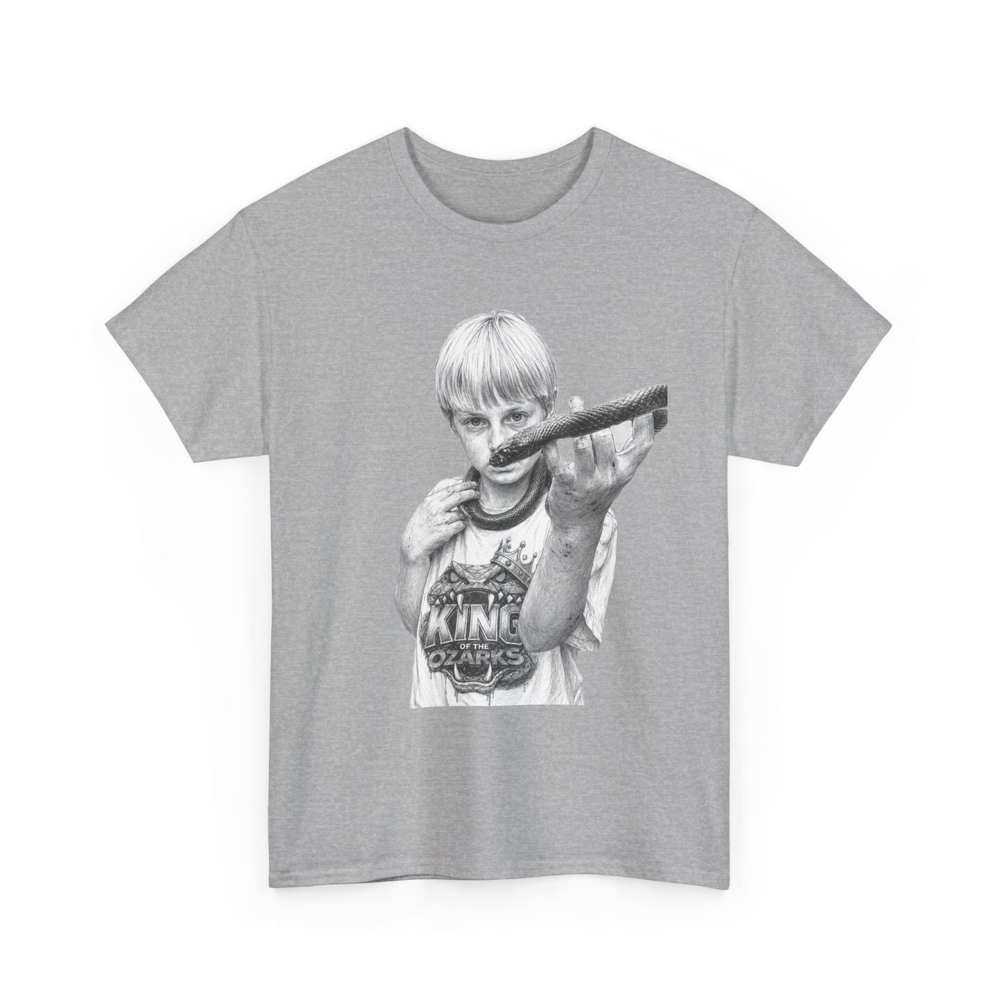 Graphic T‑Shirt — THE KING OF THE OZARKS feat. COACHWHIP Illustration Tee