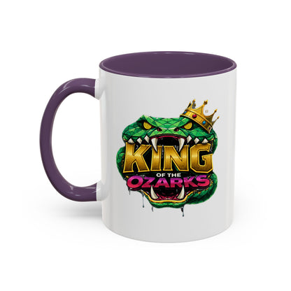 King of the Ozarks Coffee Mug — Crowned Snake Accent Mug (11/15oz)