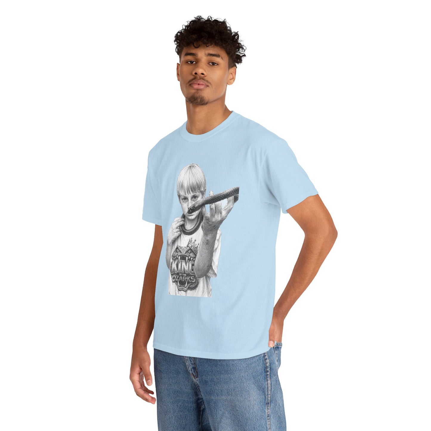 Graphic T‑Shirt — THE KING OF THE OZARKS feat. COACHWHIP Illustration Tee
