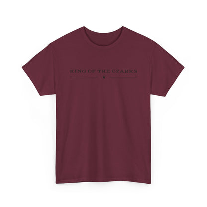 King of the Ozarks T-Shirt — Minimal Vintage Typography White Tee