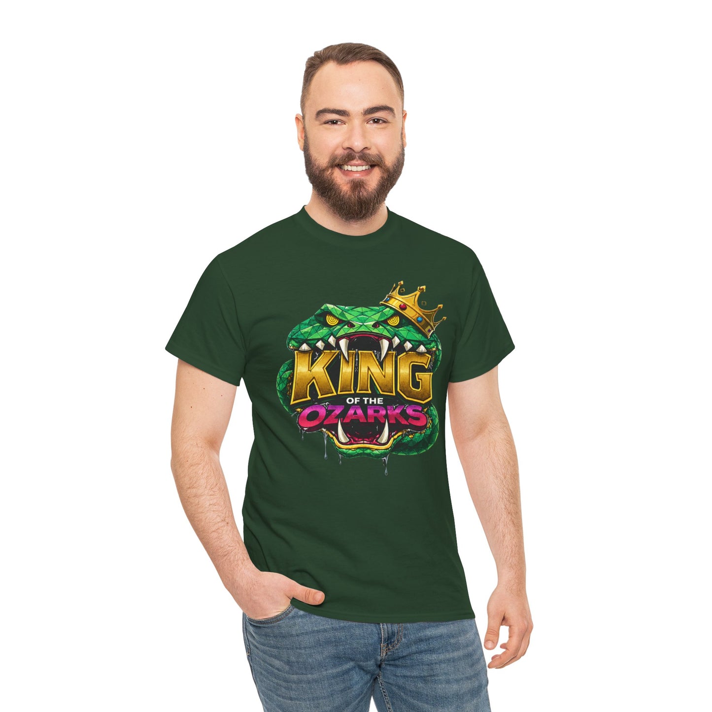 KING OF THE OZARKS Logo T-Shirt — Snake Crown Graphic Tee