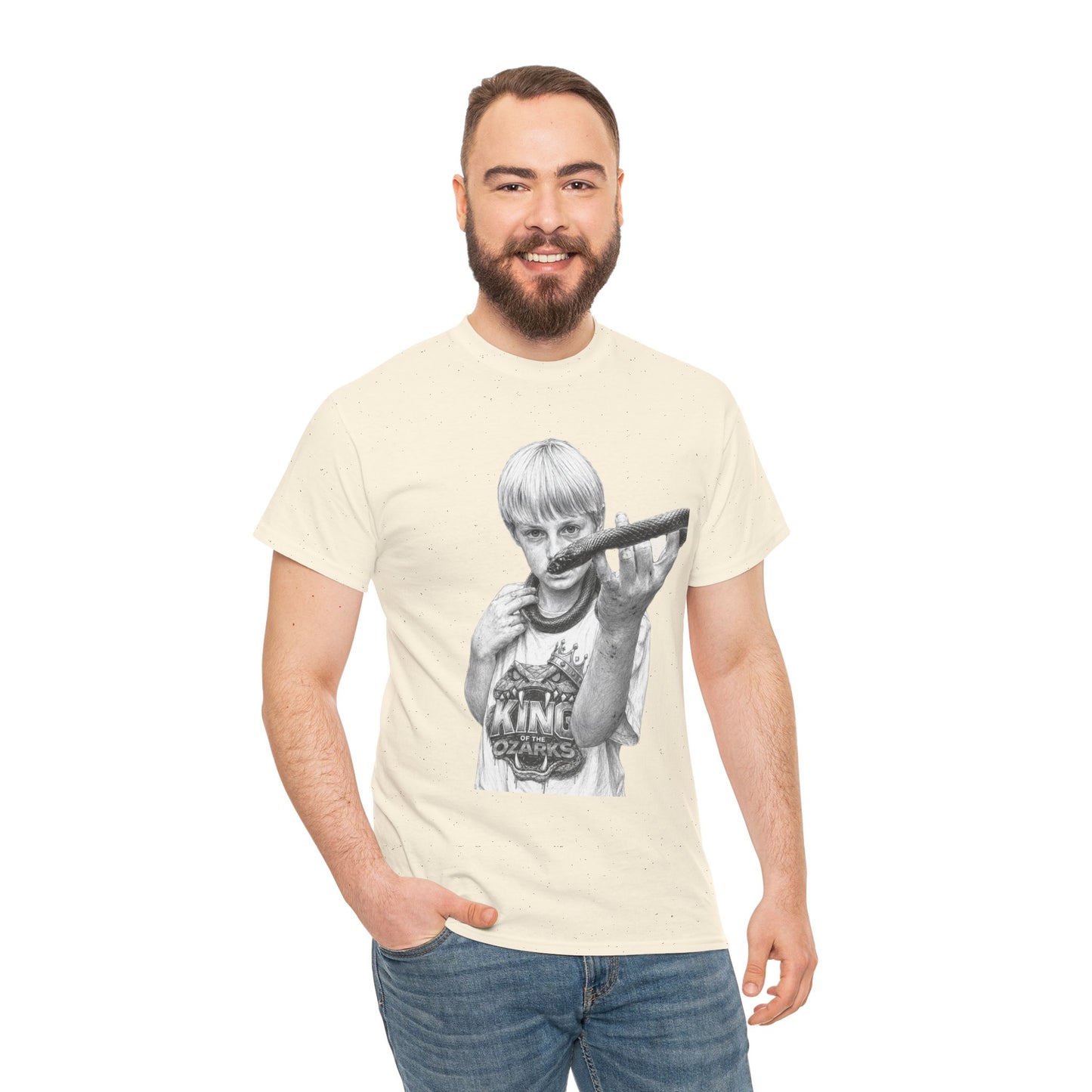Graphic T‑Shirt — THE KING OF THE OZARKS feat. COACHWHIP Illustration Tee