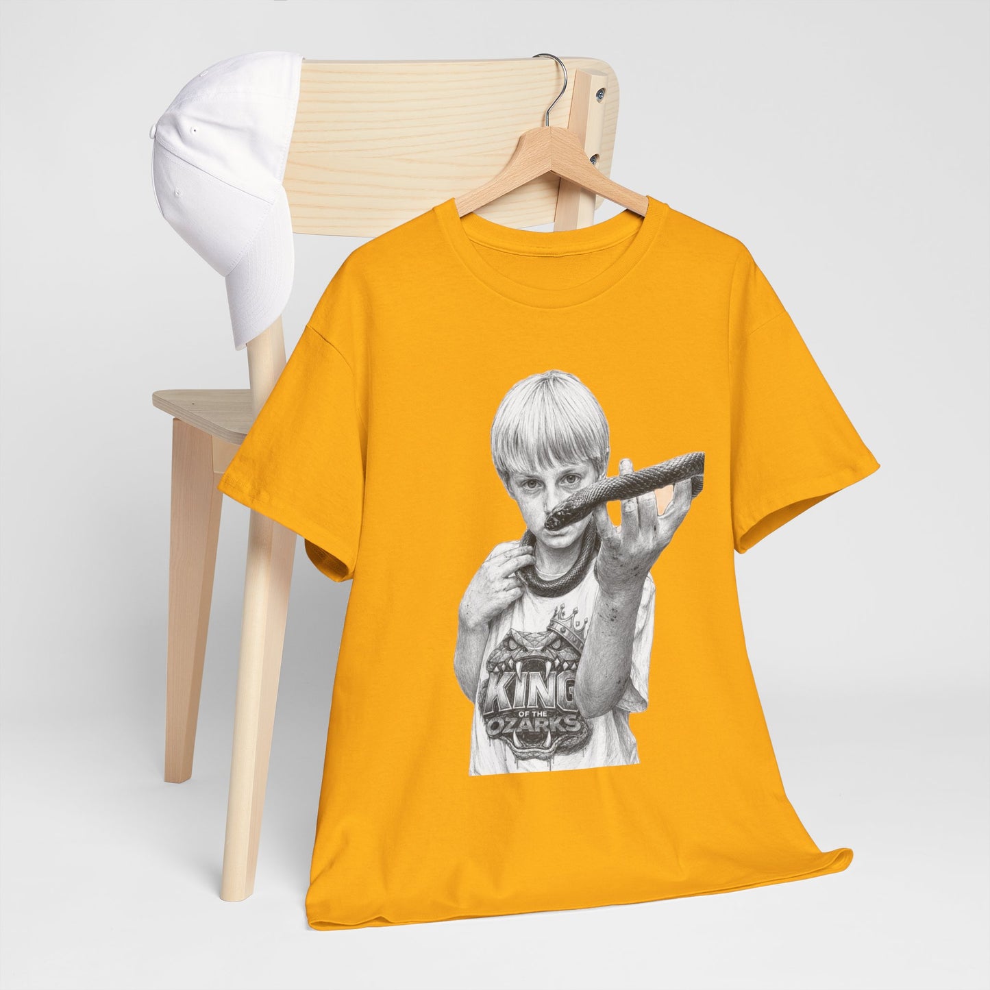 Graphic T‑Shirt — THE KING OF THE OZARKS feat. COACHWHIP Illustration Tee