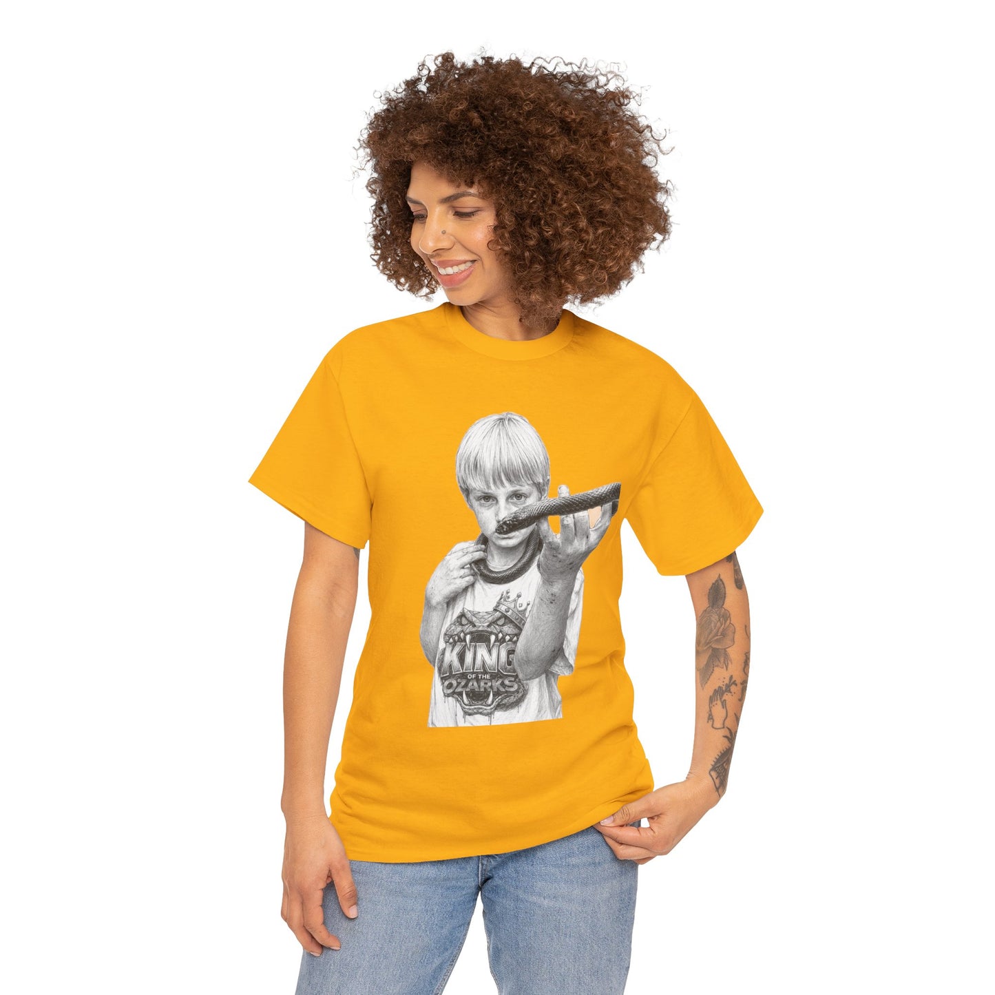 Graphic T‑Shirt — THE KING OF THE OZARKS feat. COACHWHIP Illustration Tee
