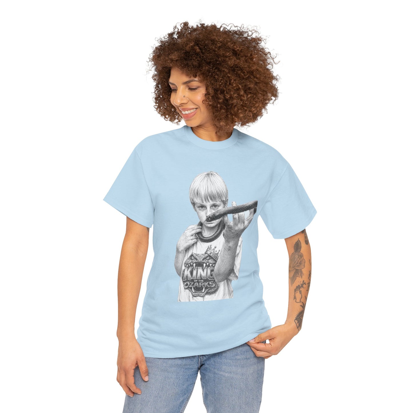 Graphic T‑Shirt — THE KING OF THE OZARKS feat. COACHWHIP Illustration Tee