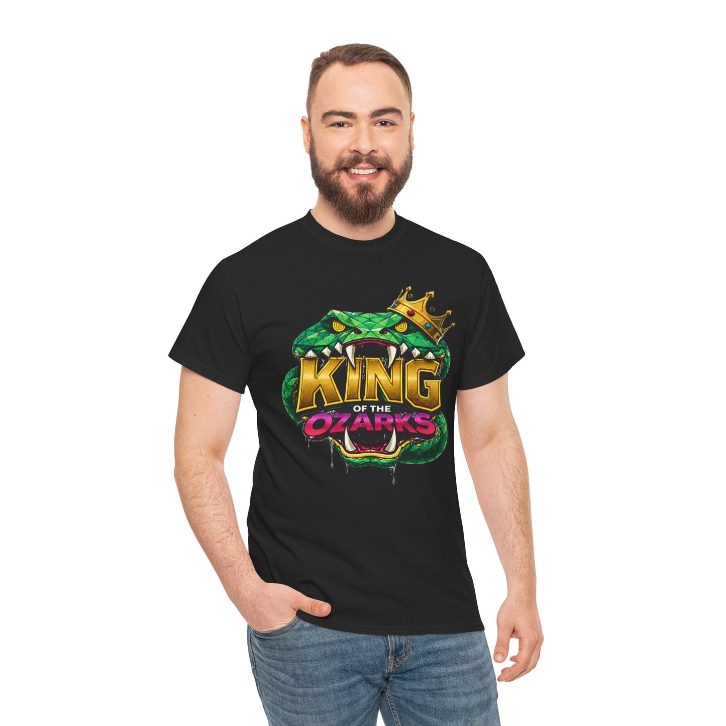 KING OF THE OZARKS Logo T-Shirt — Snake Crown Graphic Tee