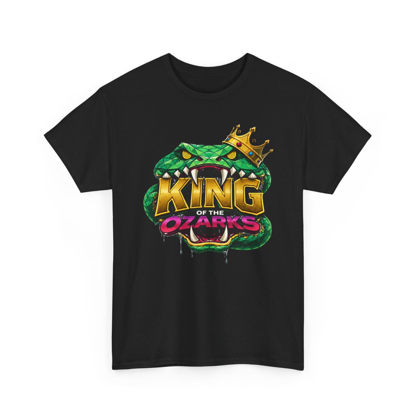 KING OF THE OZARKS Logo T-Shirt — Snake Crown Graphic Tee