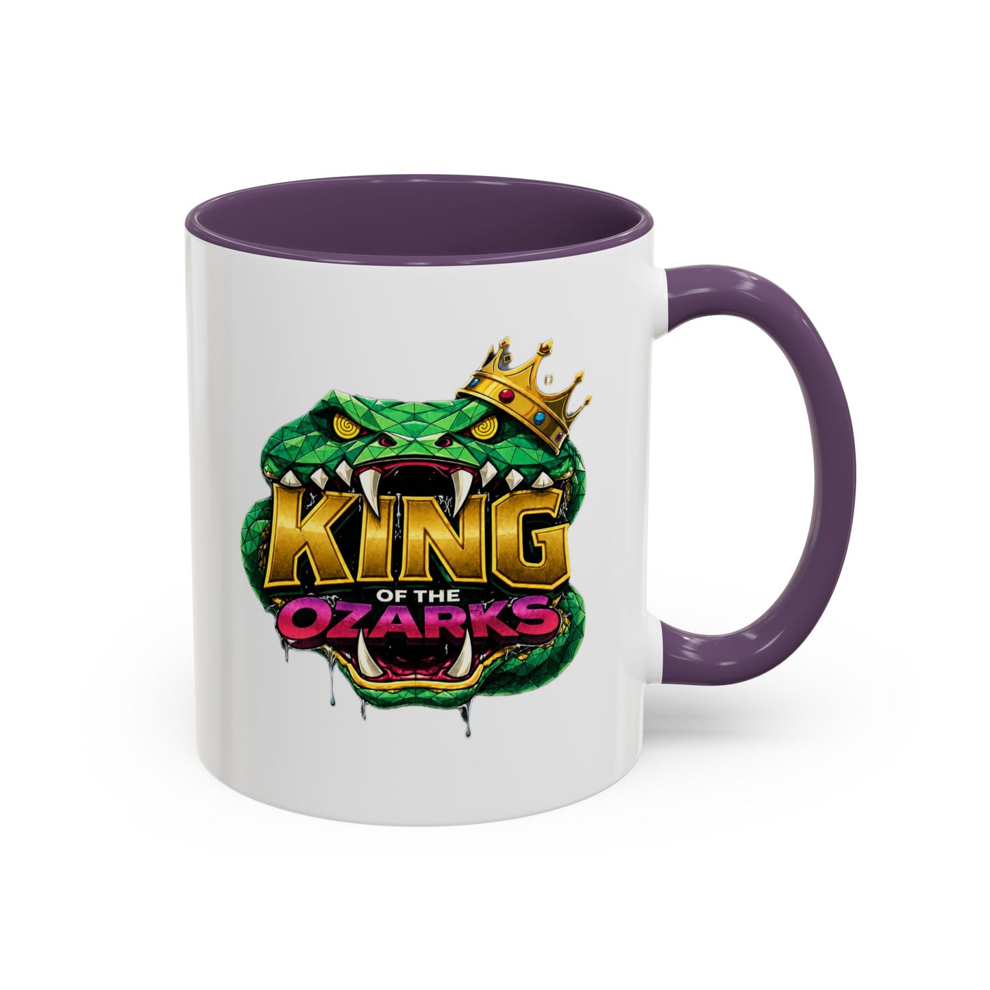 King of the Ozarks Coffee Mug — Crowned Snake Accent Mug (11/15oz)