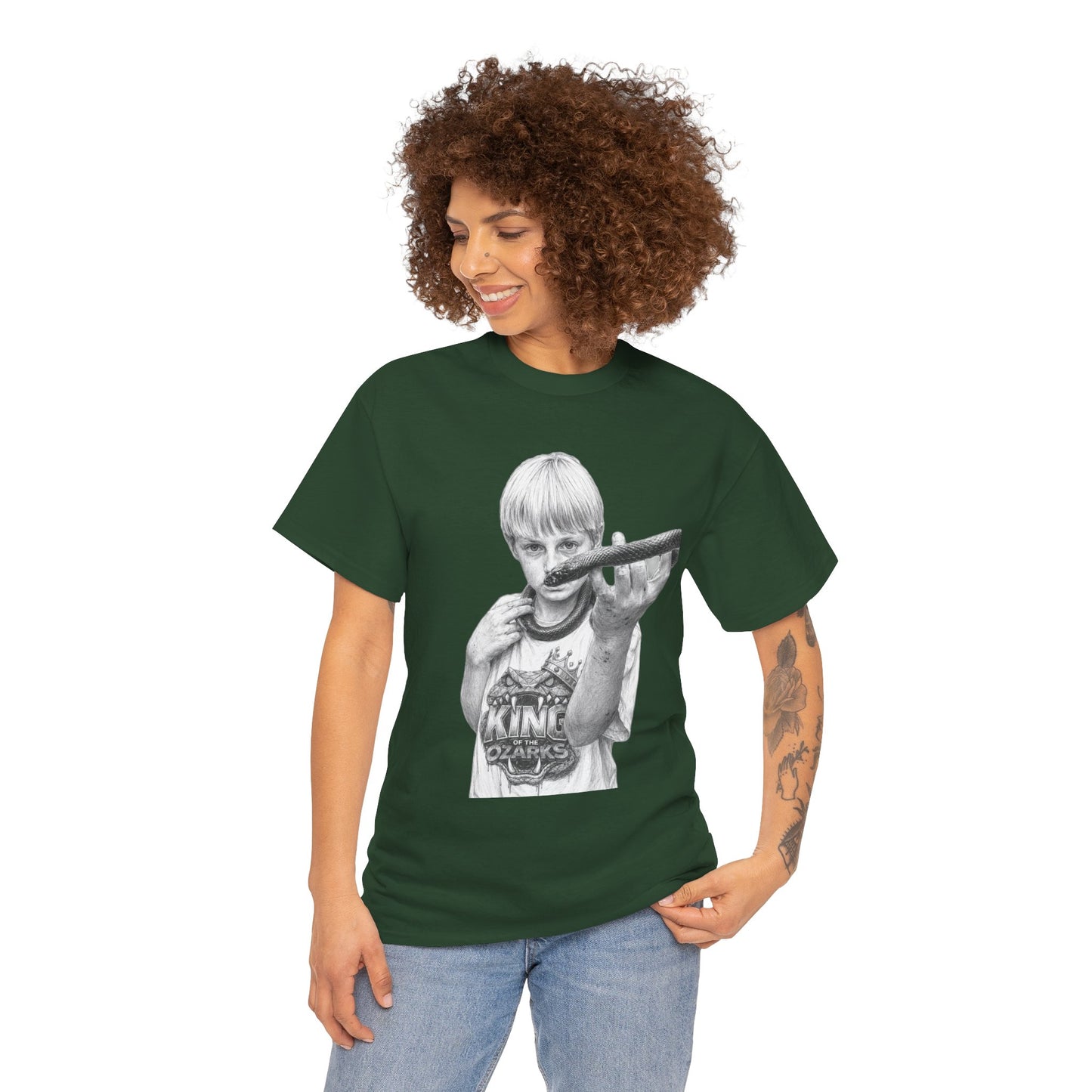 Graphic T‑Shirt — THE KING OF THE OZARKS feat. COACHWHIP Illustration Tee