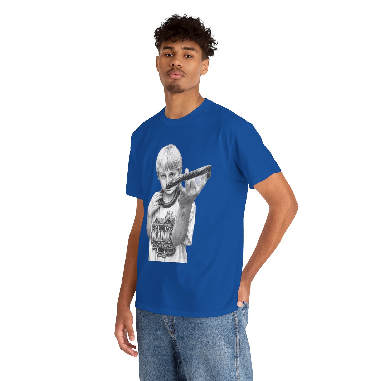 Graphic T‑Shirt — THE KING OF THE OZARKS feat. COACHWHIP Illustration Tee