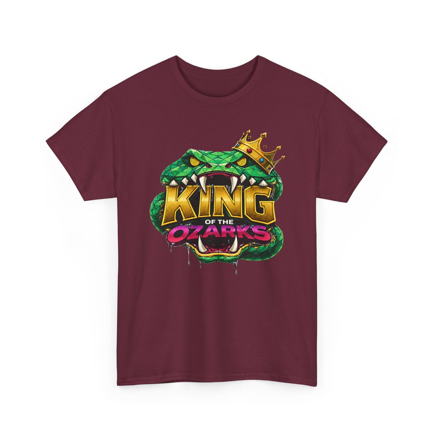 KING OF THE OZARKS Logo T-Shirt — Snake Crown Graphic Tee