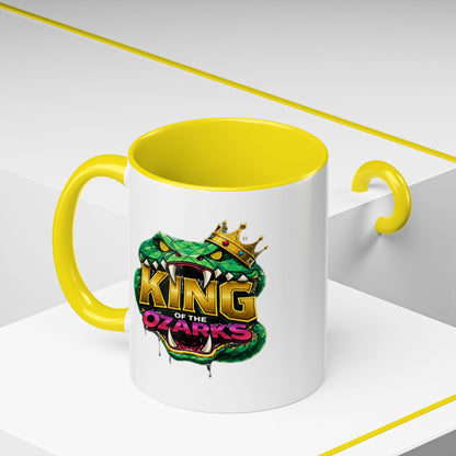 King of the Ozarks Coffee Mug — Crowned Snake Accent Mug (11/15oz)