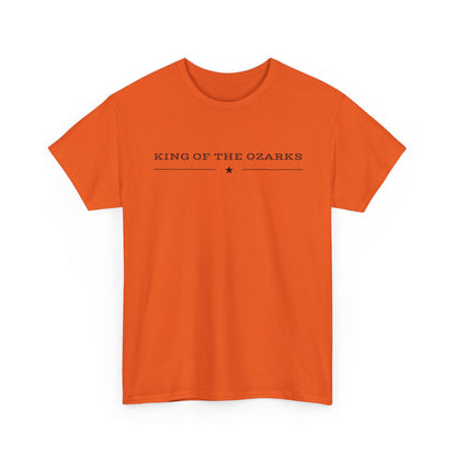 King of the Ozarks T-Shirt — Minimal Vintage Typography White Tee