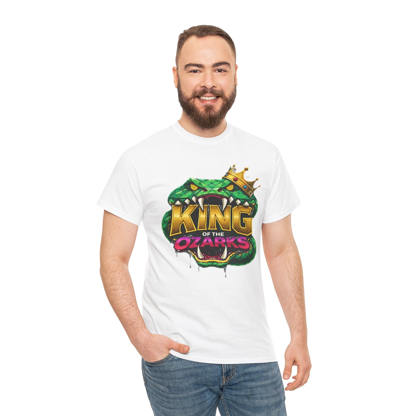 KING OF THE OZARKS Logo T-Shirt — Snake Crown Graphic Tee