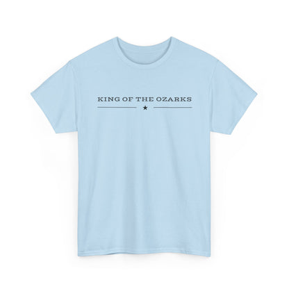 King of the Ozarks T-Shirt — Minimal Vintage Typography White Tee