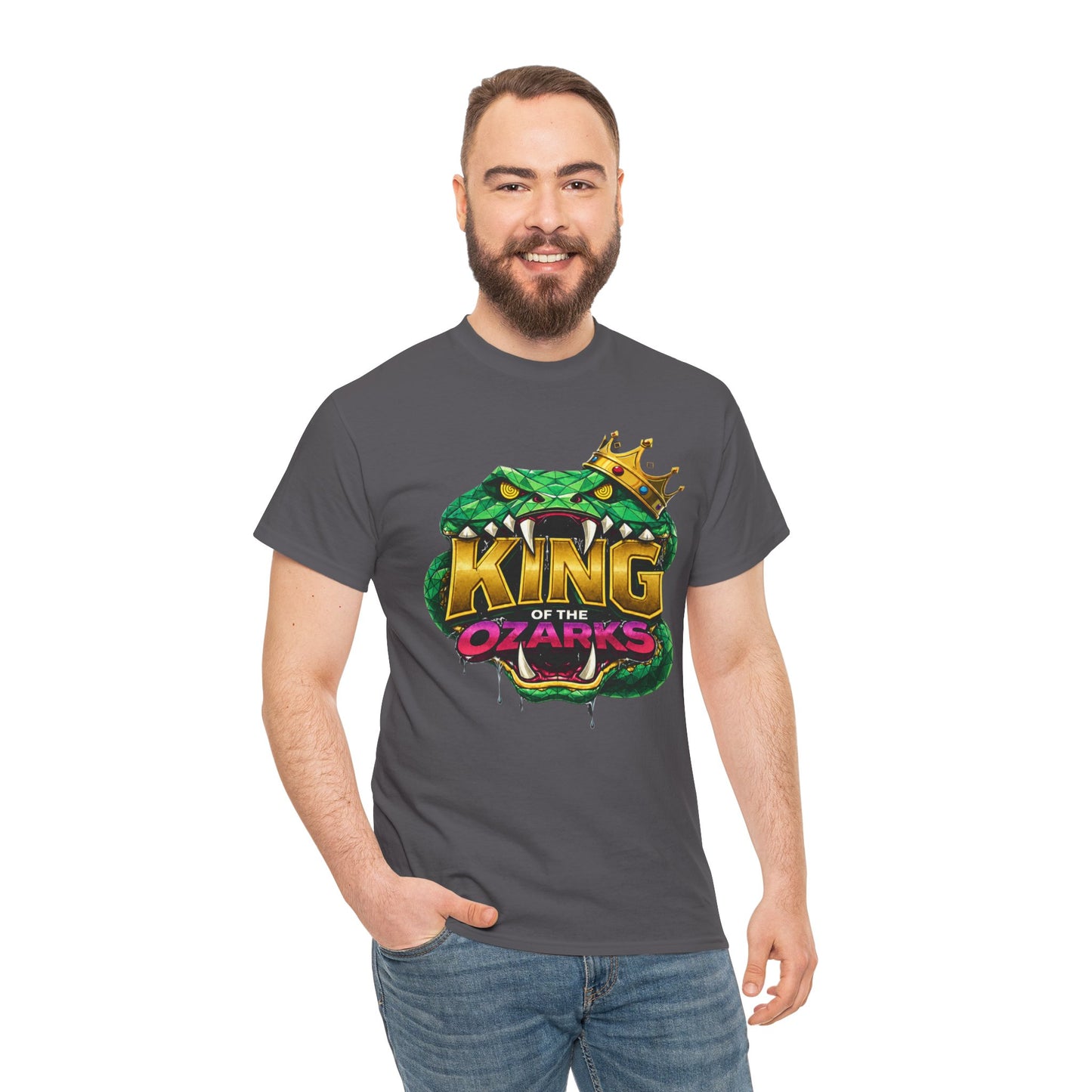 KING OF THE OZARKS Logo T-Shirt — Snake Crown Graphic Tee