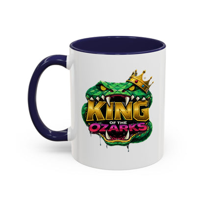 King of the Ozarks Coffee Mug — Crowned Snake Accent Mug (11/15oz)