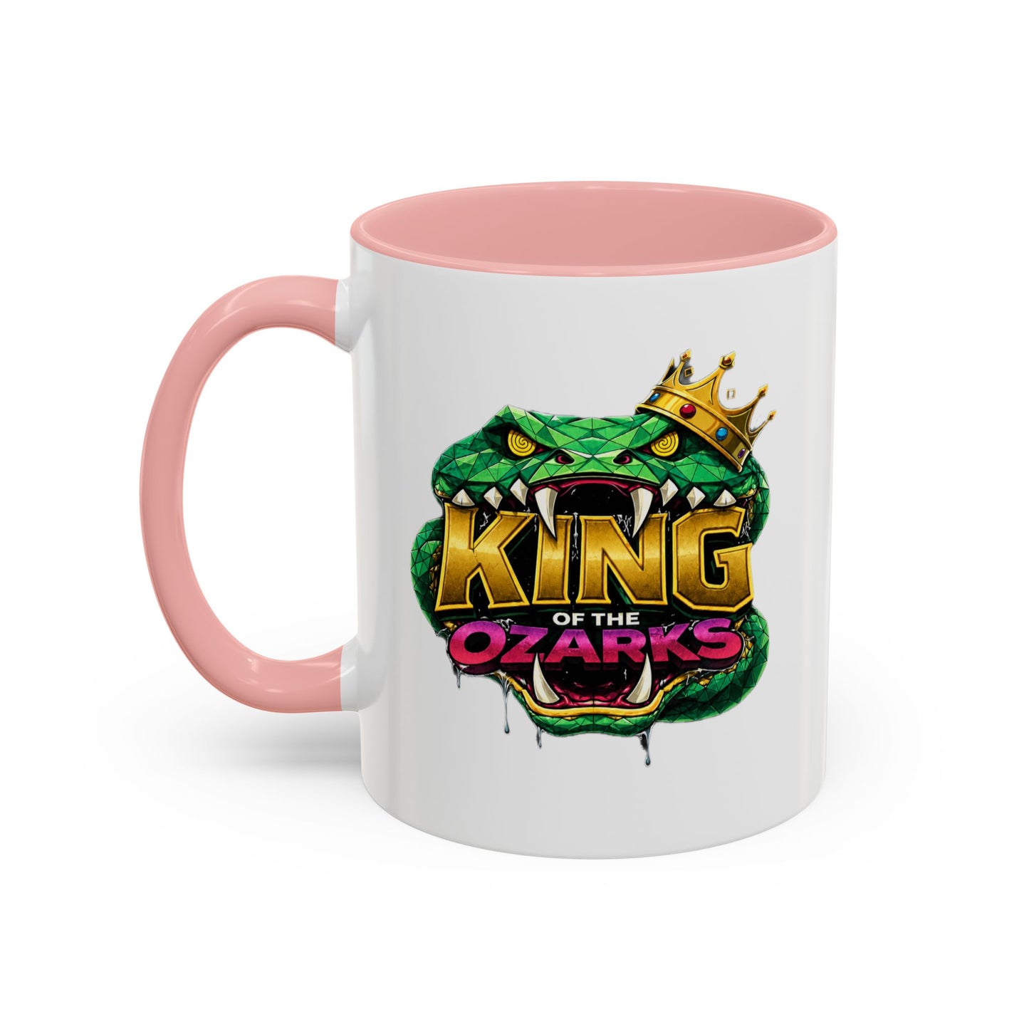 King of the Ozarks Coffee Mug — Crowned Snake Accent Mug (11/15oz)