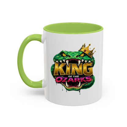 King of the Ozarks Coffee Mug — Crowned Snake Accent Mug (11/15oz)