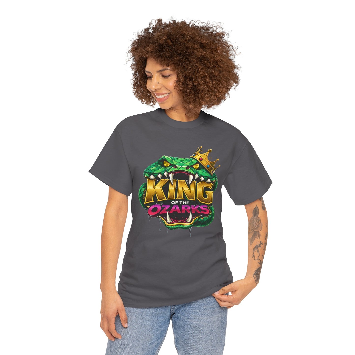 KING OF THE OZARKS Logo T-Shirt — Snake Crown Graphic Tee