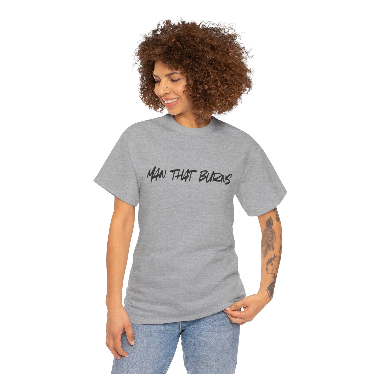 MAN THAT BURNS T-Shirt Missouri Edition– "Man That Burns" Graphic Tee (King of the Ozarks)