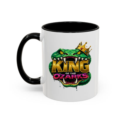 King of the Ozarks Coffee Mug — Crowned Snake Accent Mug (11/15oz)