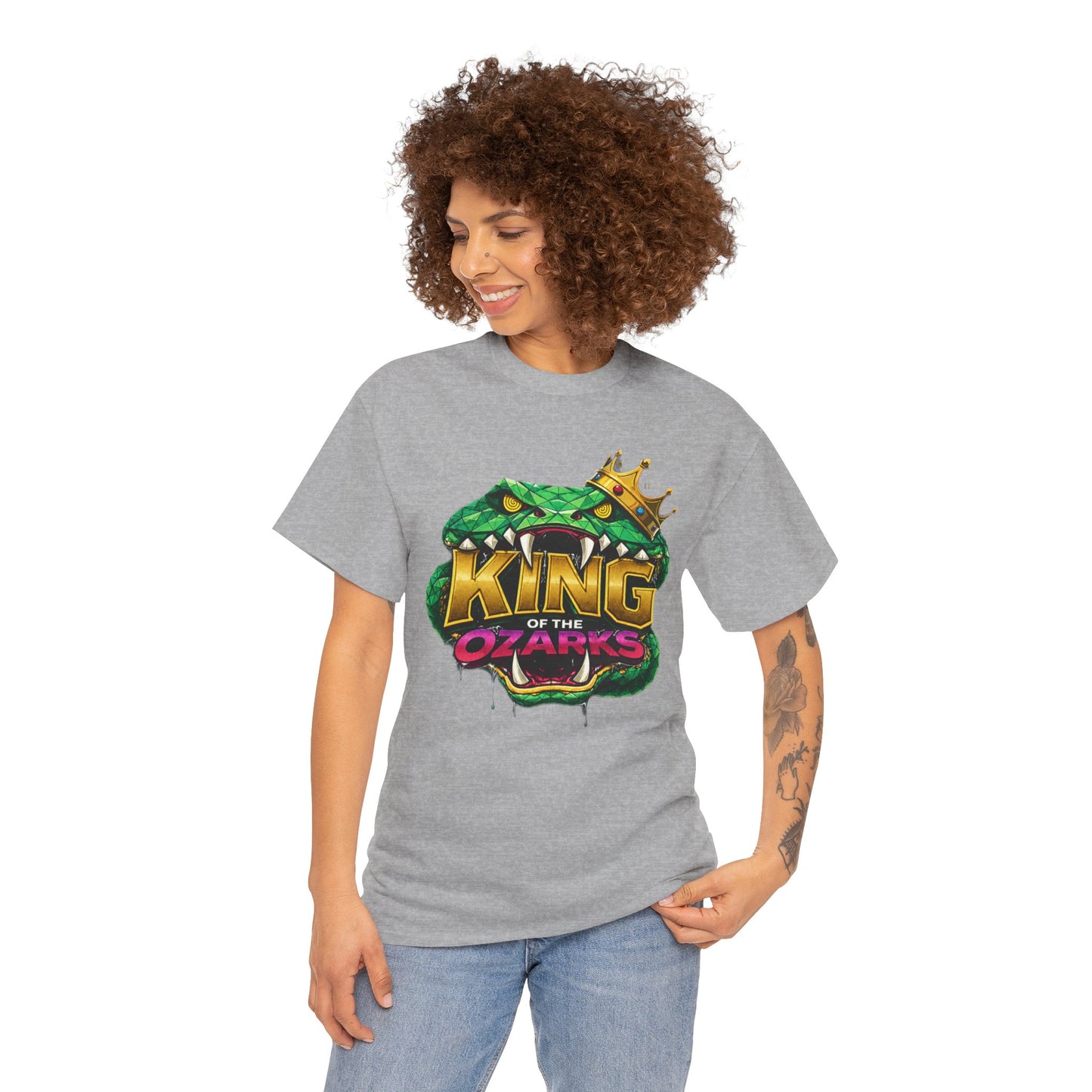 KING OF THE OZARKS Logo T-Shirt — Snake Crown Graphic Tee